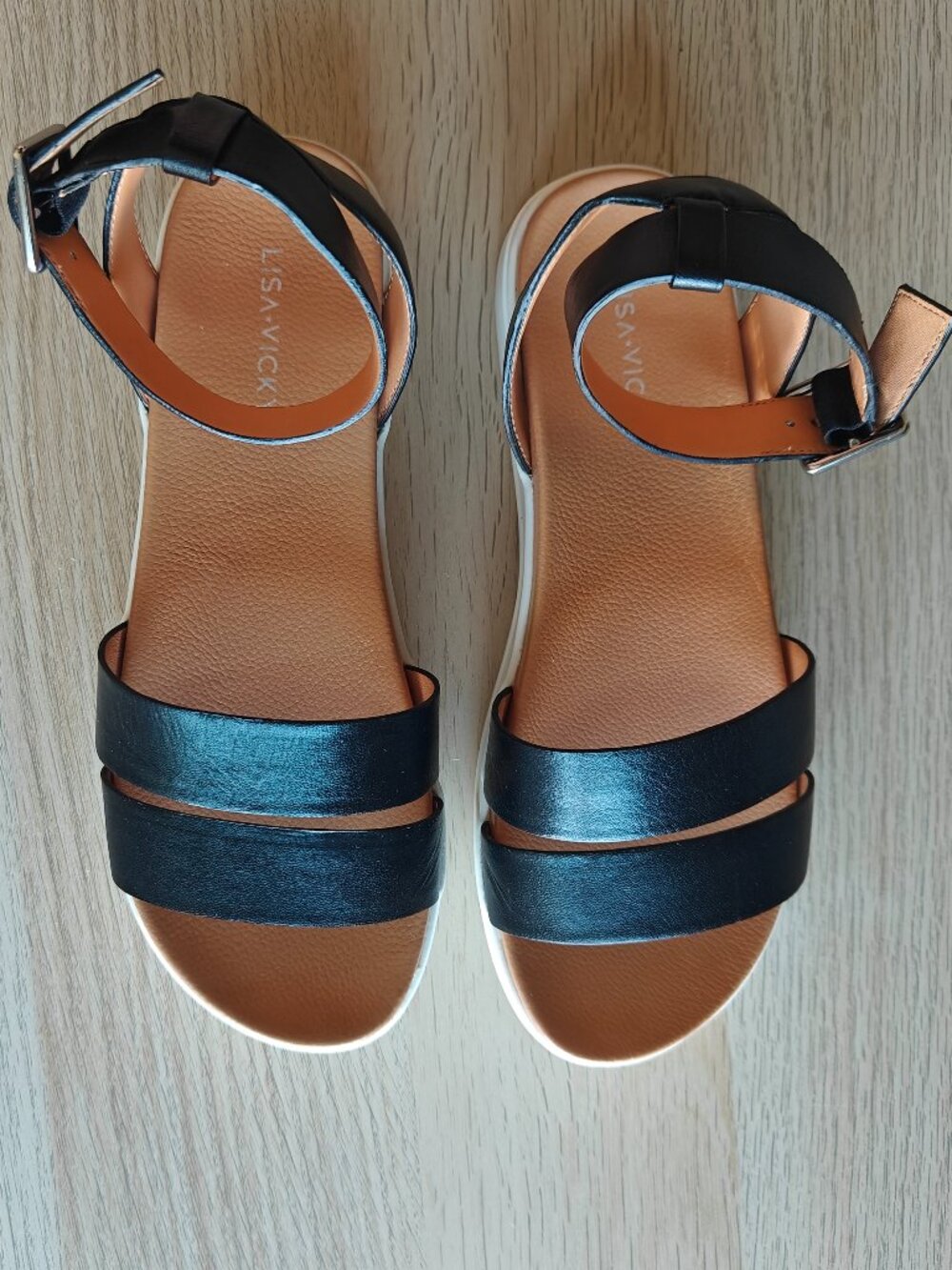 LISA VICKY SPIRIT PLATFORM ANKLE STRAP SANDAL (7M) - Picture 6 of 9